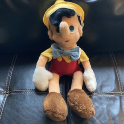 Vintage Pinocchio 24” Plush