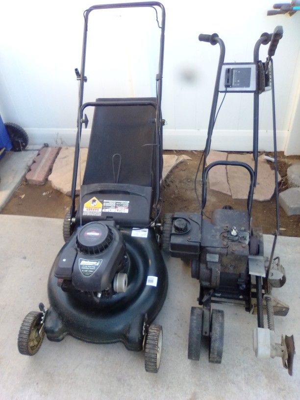 LAWNMOWER AND EDGER COMBO