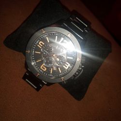 Armani Exchange AX1513 Black Dial Black IP Stainless Chronograph Men s Watch