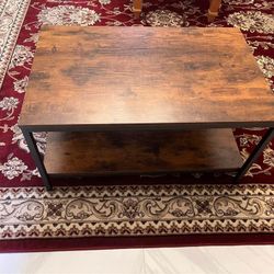 Vintage Wood Coffee Table 