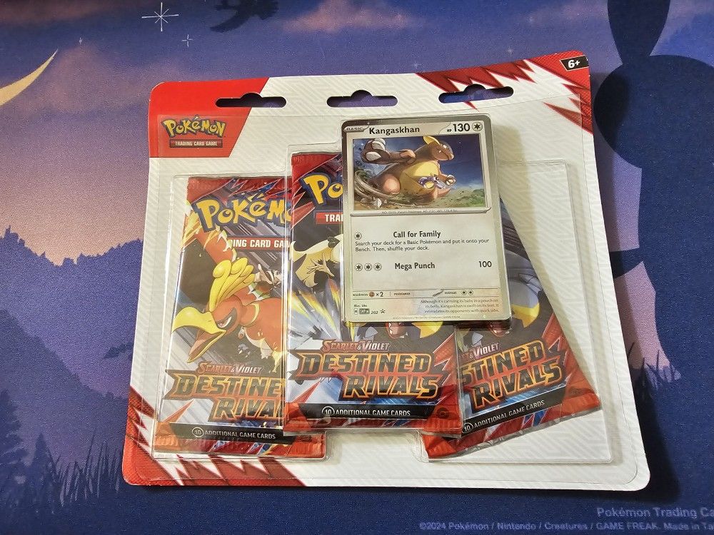 Pokemon Destined Rivals 3pk Blister