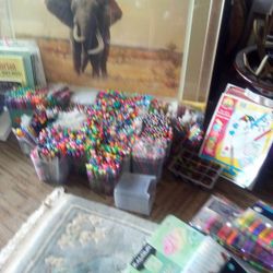 Huge Amount Of Markers And Pens