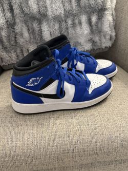 Air Jordan 1 Mid “University Blue” — Size 4Y — Great Condition
