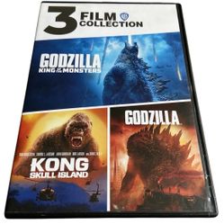 Kong: Skull Island & Godzilla & King of Monsters (DVD 2020 3-Disc 3-Film Set)