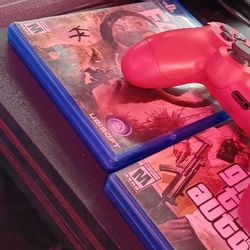 Ps4 With Controller And 2 Games