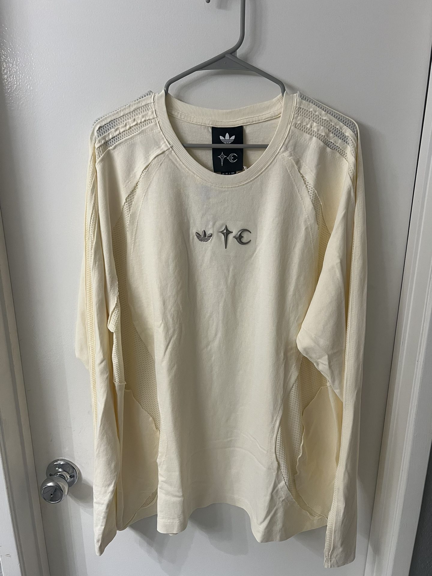 Adidas X Thug Club Beige Long Sleeve Tee
