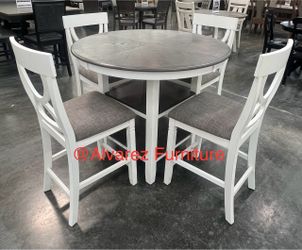 Counter height dining table set