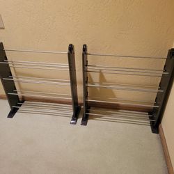 Contemporary Style CD Rack Sold In Pair