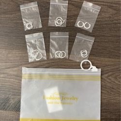 New Silver Hoops