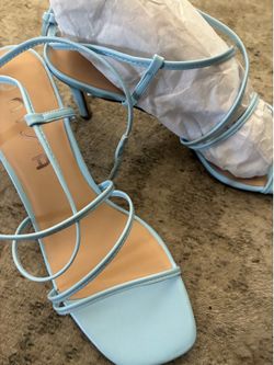 Unisa Blue Sandal Heels /size 8 1/2
