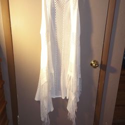 Off White Sweater Cover Up 