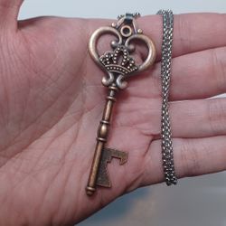 Ornate Key Necklace 