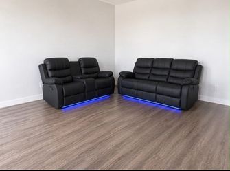 Sofá and loveseat