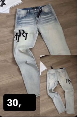 Amiri Light Wash Denim Jeans