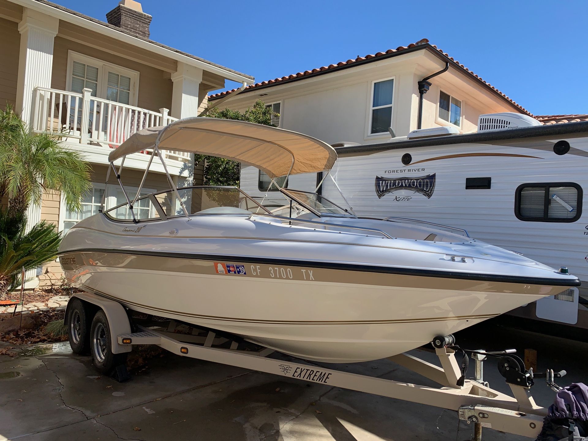 1998 Ebbtide 210 Campione 21.5ft ski boat