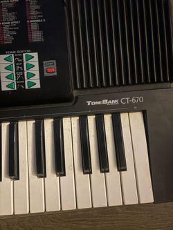 Vintage Casio electric keyboard