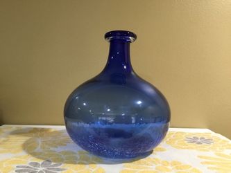 Blue Glass Vase