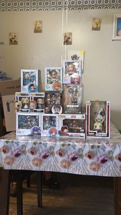 A bunch of collectibles