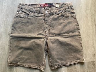 Vintage Levi’s Silvertab Elements Men’s Jean Shorts Green ? Gray ? 9” Inseam 40