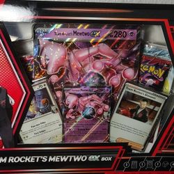 New Sealed Team Rocket's Mewtwo Ex Box Pokémon Pokemon Cards TCG