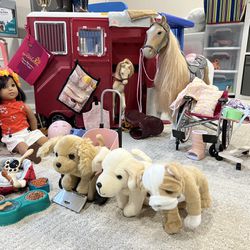 American Girl Dolls And Our Generation Big Play Sets 