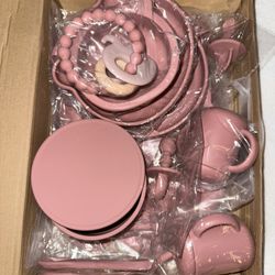 Baby Silicon Feeding Set