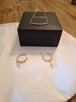 Nadri Braclet And Earrings