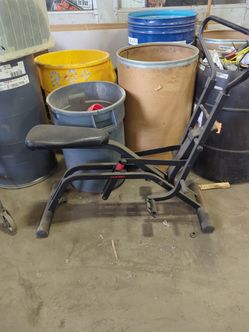 Cardio glide exercise machine