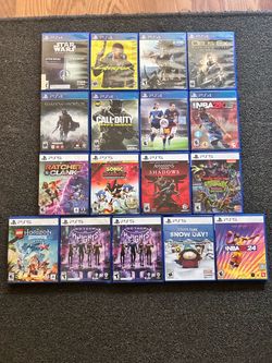 Ps4 and ps5 games