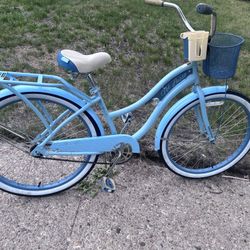HUFFY NEL LUSSO beach cruiser bike 26” adult bicycle in like new condition