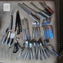 53 Piece Silverware 