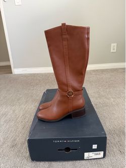 Tommy Hilfiger Tall Boots Camel