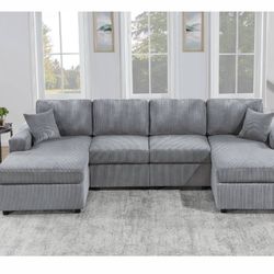 Sectional With 3pc Set Brand New In Box