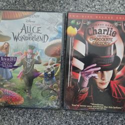 Alice In Wonderland & Charlie And The Chocolate Factory - New