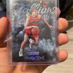 Gradey Dick Rc Cracked Ice Rookie Stallions /25