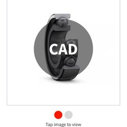 Radial/Deep Groove Ball Bearing - Straight Bore, 30 mm ID, 62 mm OD, 16 mm Width, Open, Without Snap Ring MFR # 6206