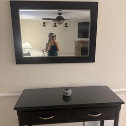 Entryway Table And Mirror