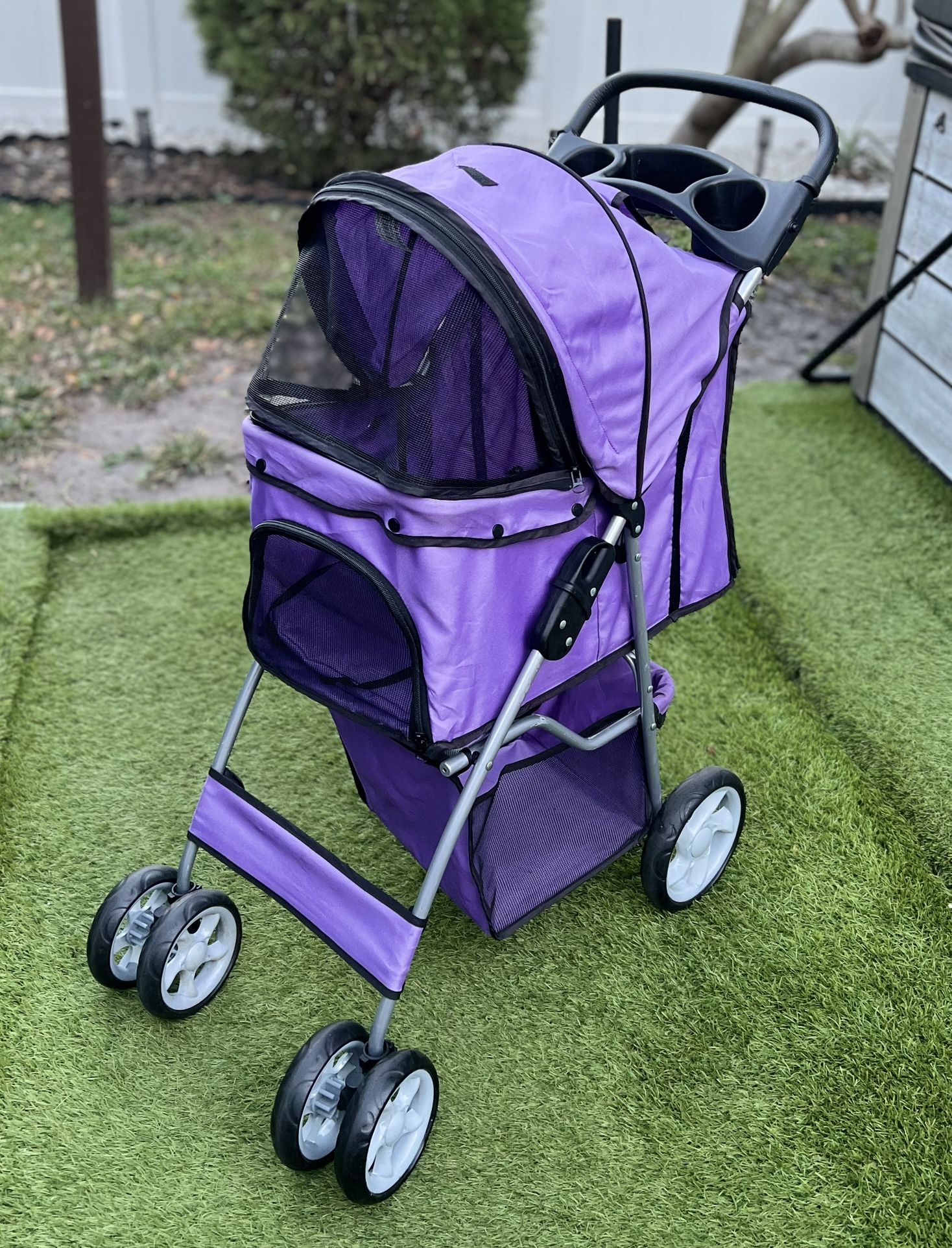 Purple Dog/Cat Stroller