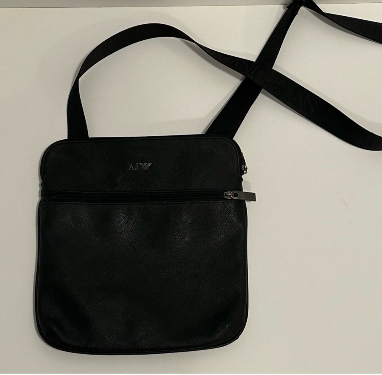Armani Jeans Men’s Black Shoulder Bag