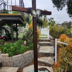 Free Standing Wooden Cross
