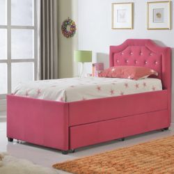 Pink Twin Bed 