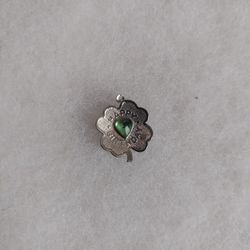 Sterling Silver Happy Birthday Clover Charm