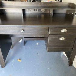 Desk With Electrical Outlet