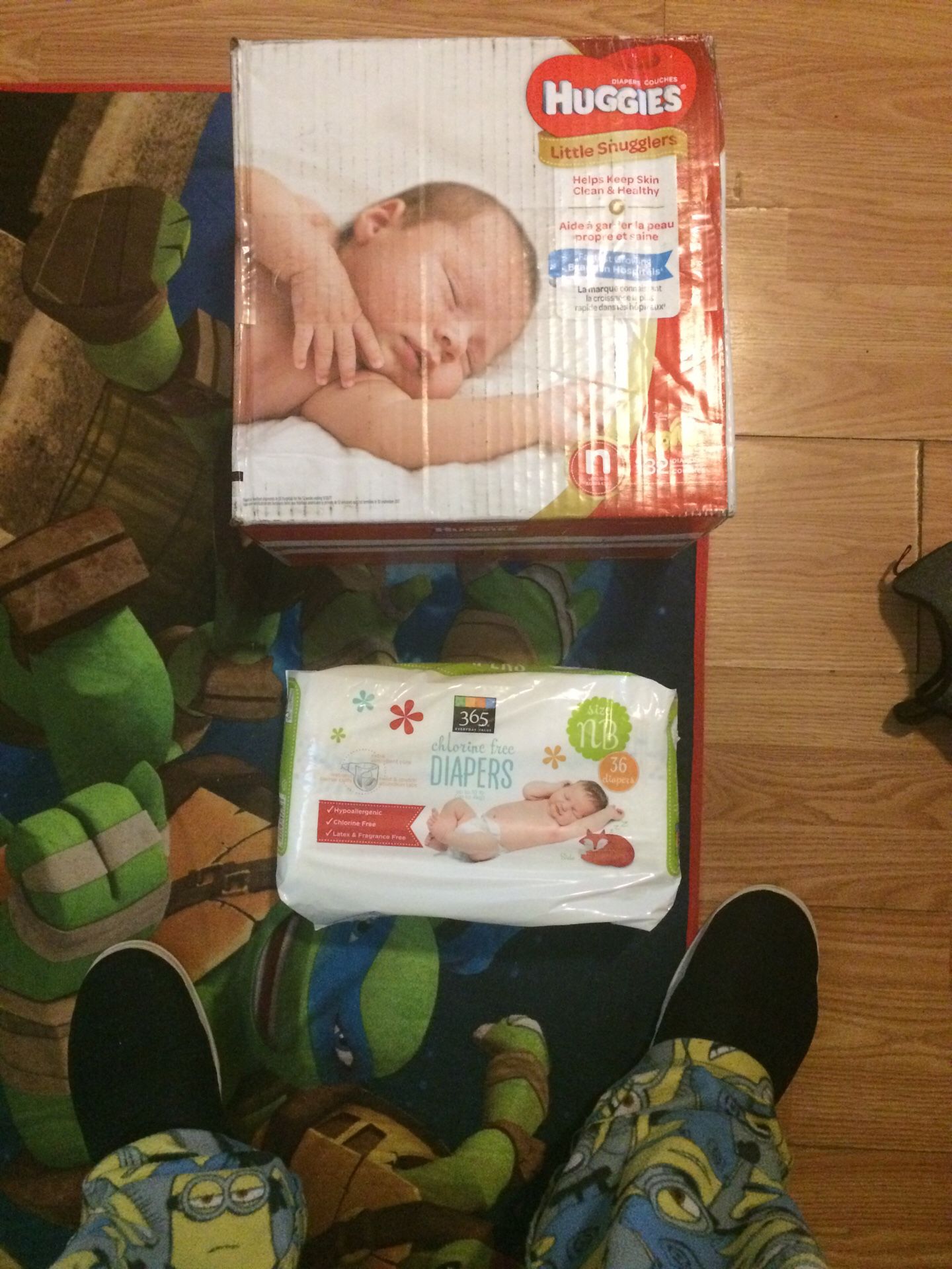 168 newborn diapers