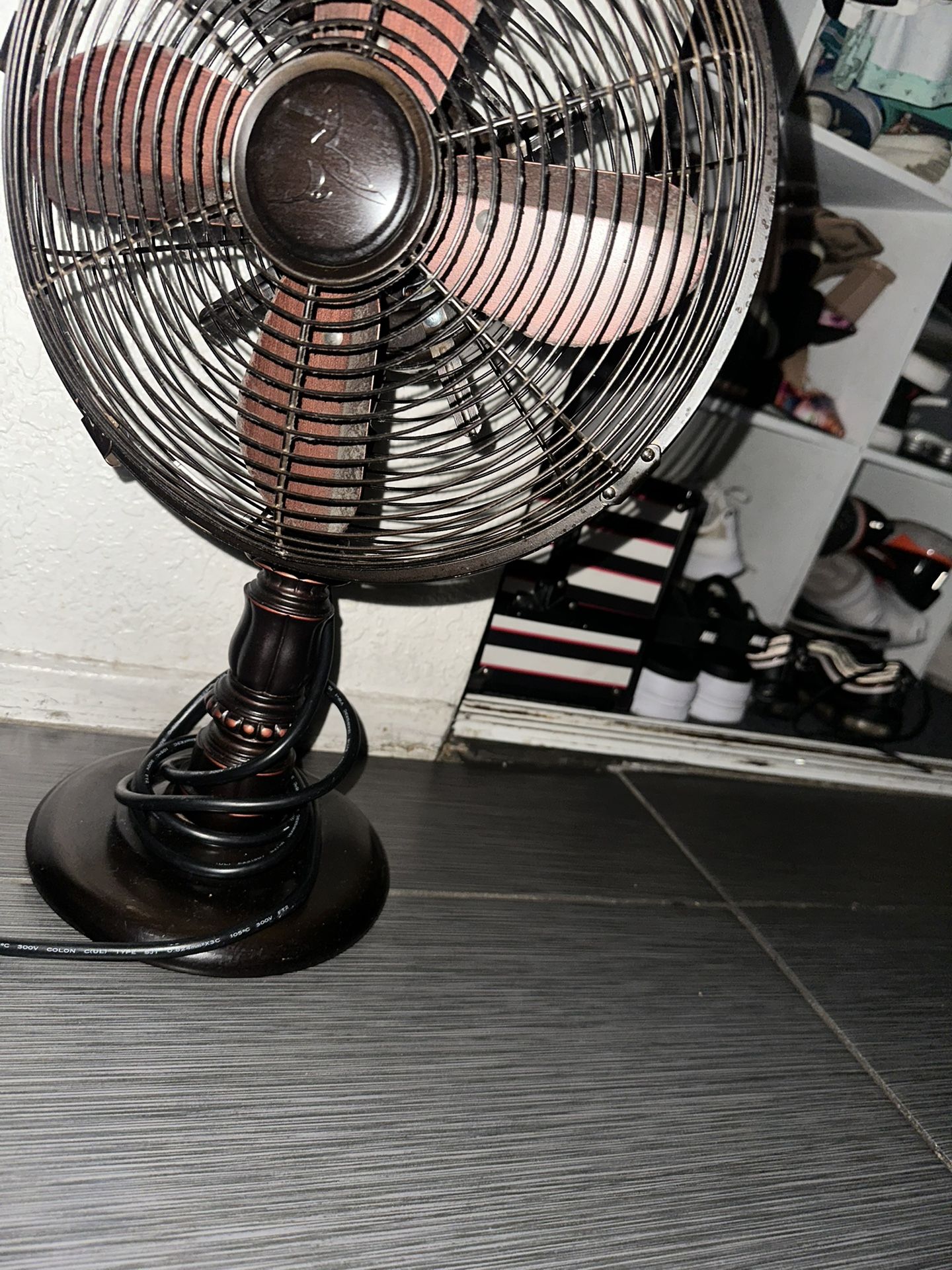 mini antique fan 