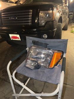 2009 to 2014 Ford F150 Left+Right Halogen Headlights OEM
