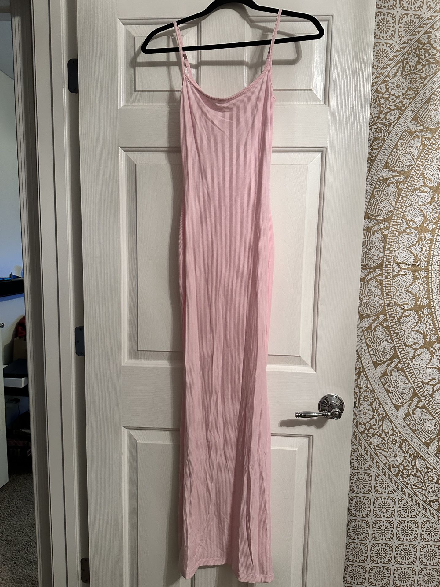 Skims Lounge Long Slip dress