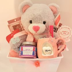 Mother’s Day  Teddy Bear Gift Basket 