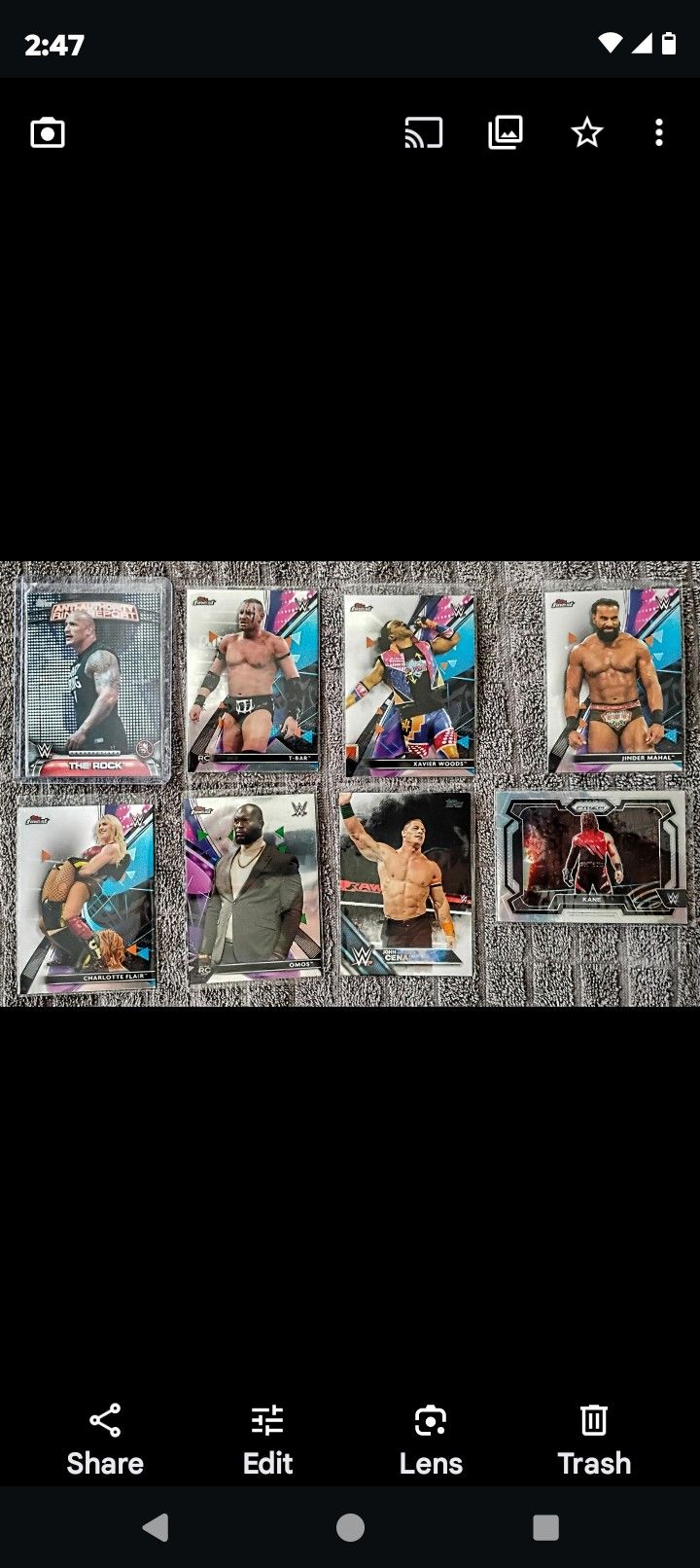 WWE N WWF legendary champions 8 card lot.