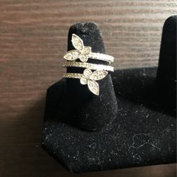 Butterfly Swarovski Crystal Ring